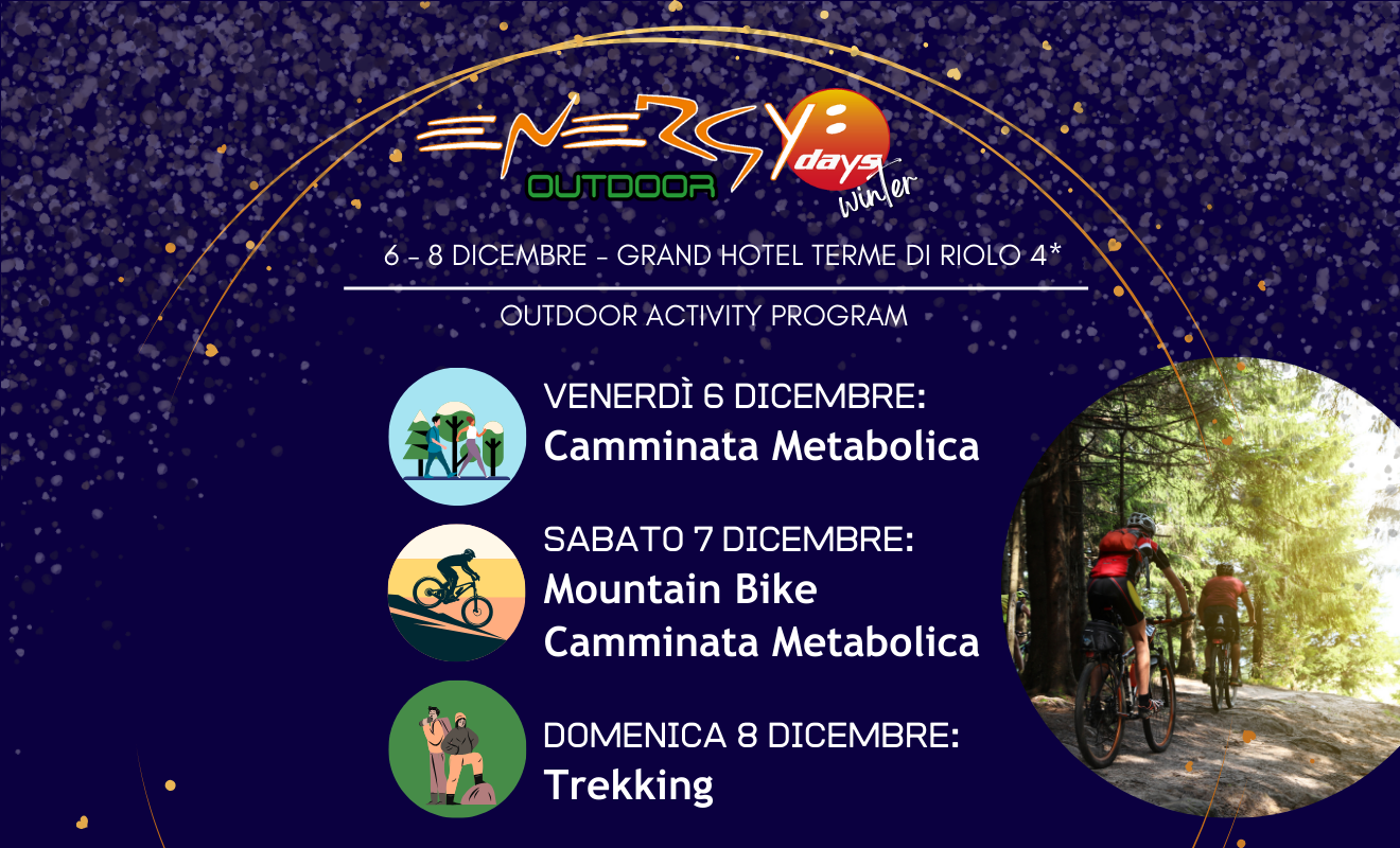  6-8 Dicembre 2024: EnergyDays Winter Outdoor a Riolo Terme!2